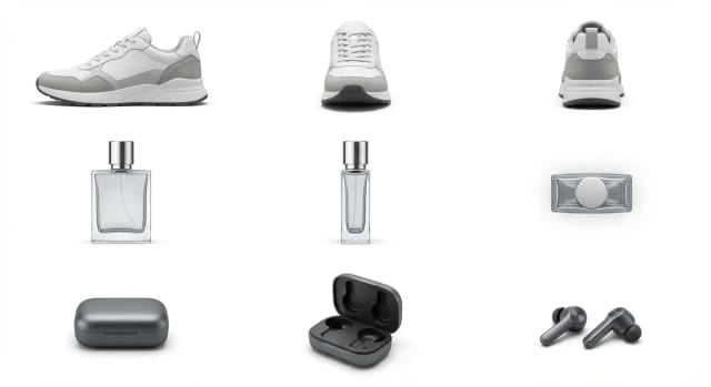 Professional product mockup grid for ecommerce visuals