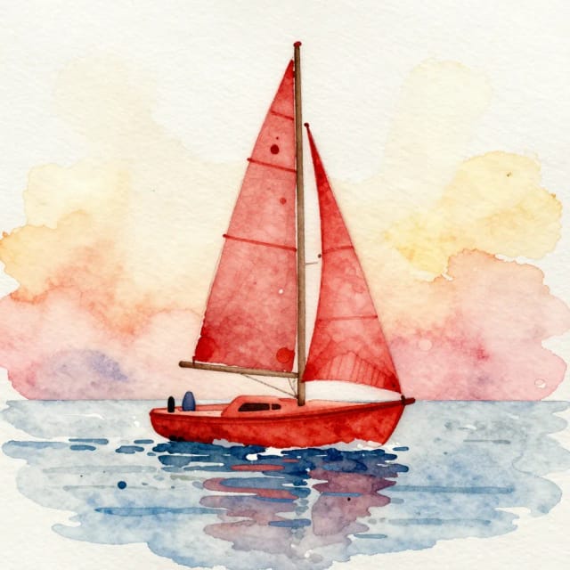 Photo to watercolor generating the finished painting