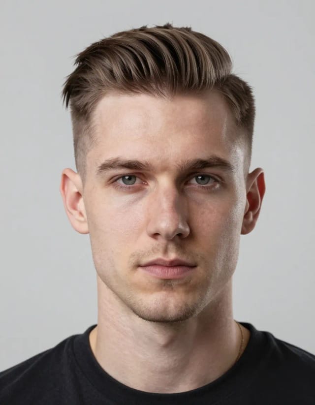 Classic side part