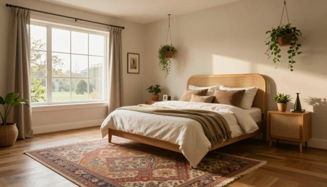 Virtual staging built from a real listing photo