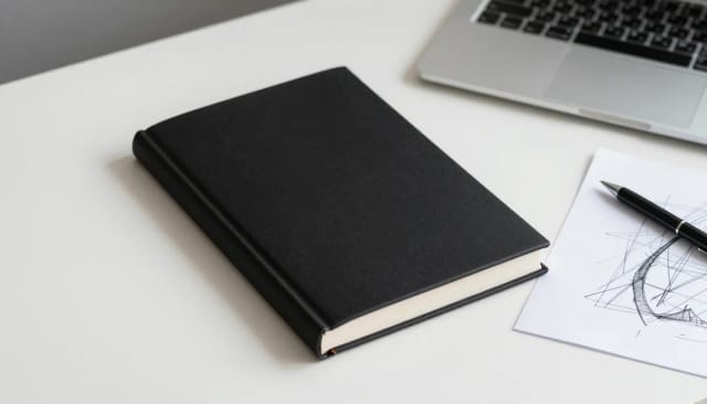 Finished cover made by a book cover generator