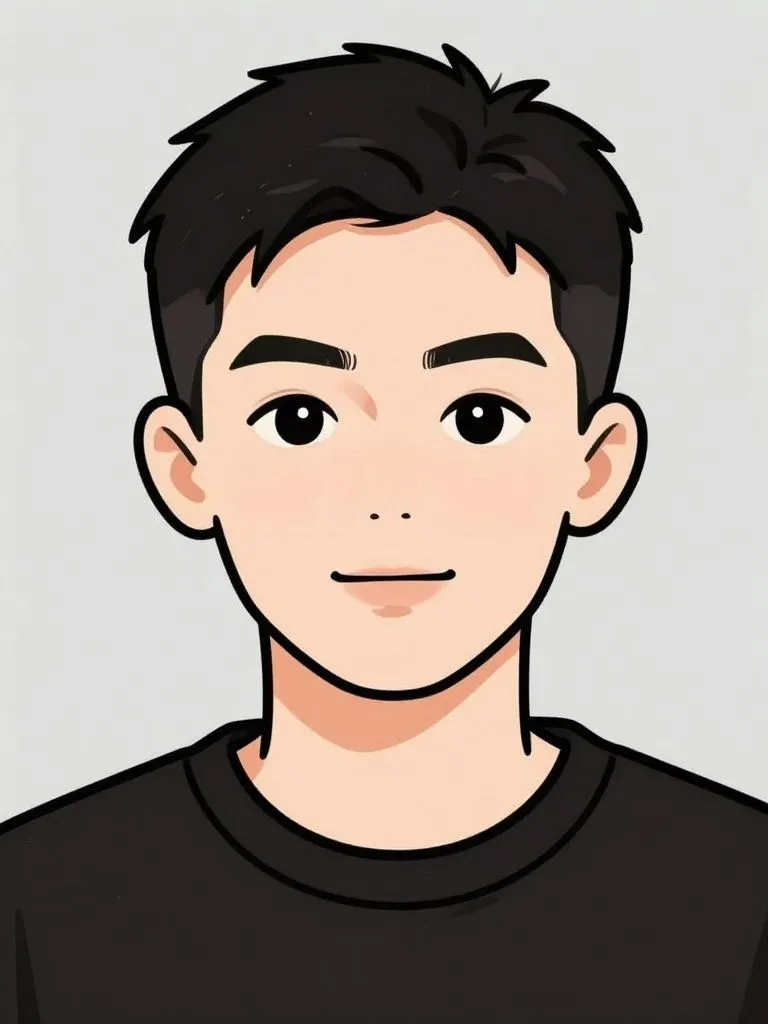 AI photo to cartoon example from pixel art converter