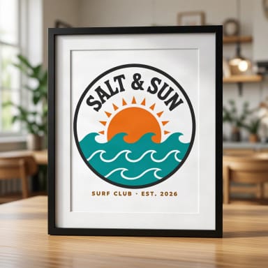 Product mockups: Framed poster
