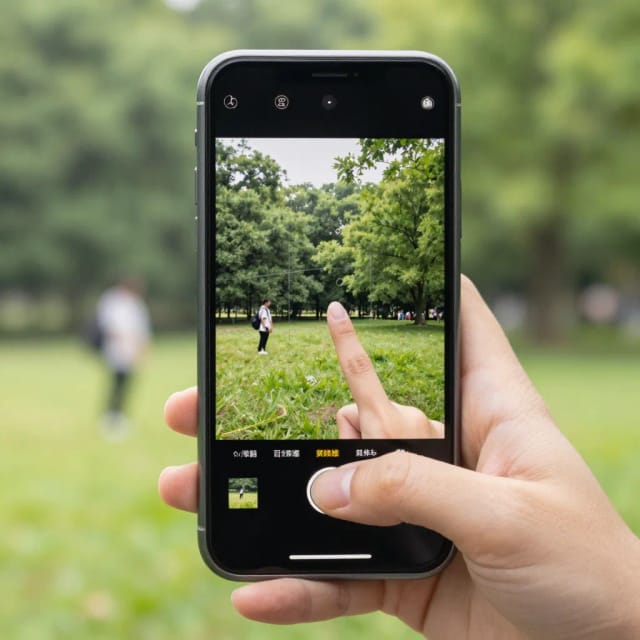 Marking an unwanted object with the AI Object Remover