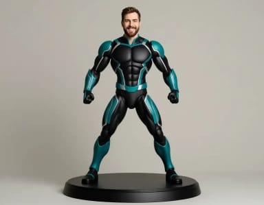 AI Action Figure Generator: Superhero