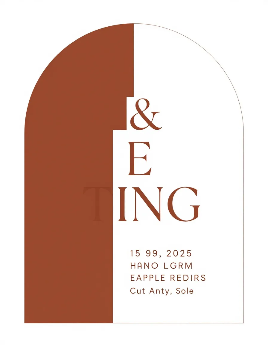 Bold modern type