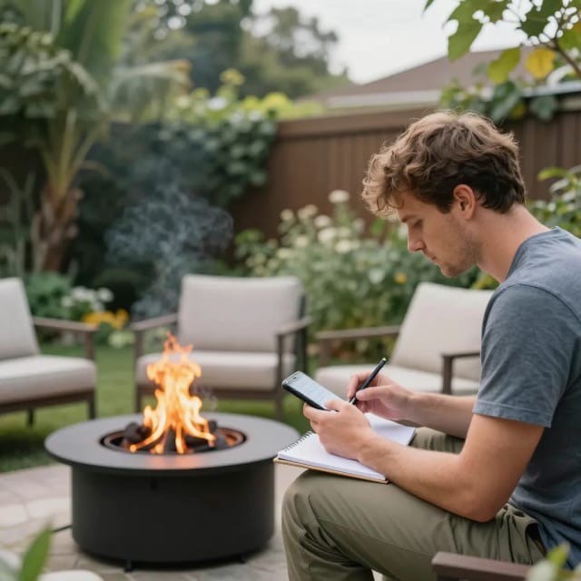 Generating a yard redesign with AI Garden Design