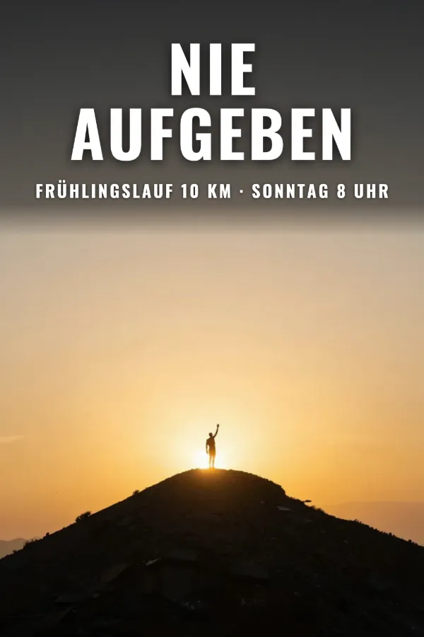 Event-Plakate: Motivation