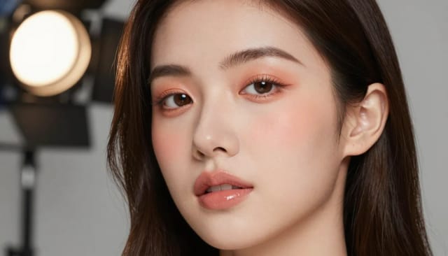 What the AI makeup generator does on a selfie