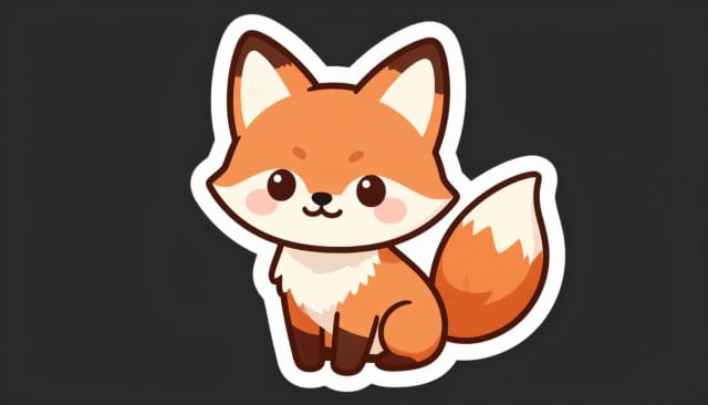 Sticker created from text or an uploaded photo