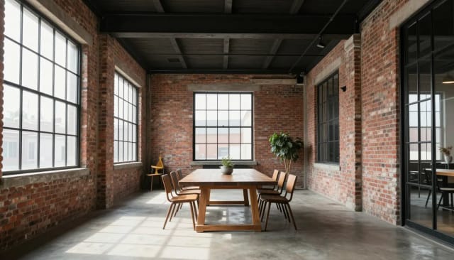Redesigned interior keeping the room's original structure