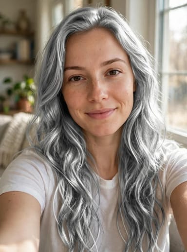 Haarfarben: Silber