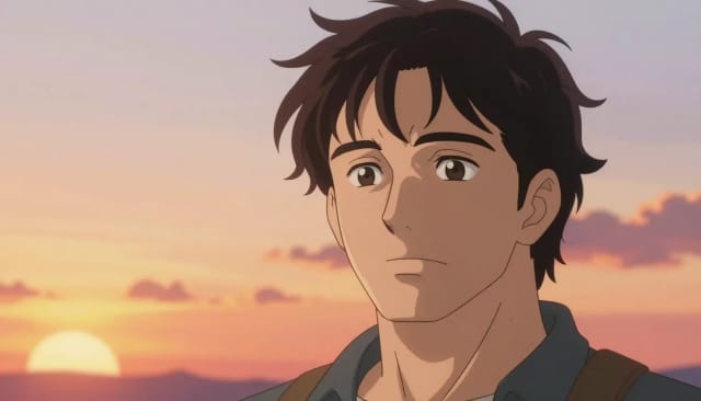 Photo to anime converting a portrait into artwork
