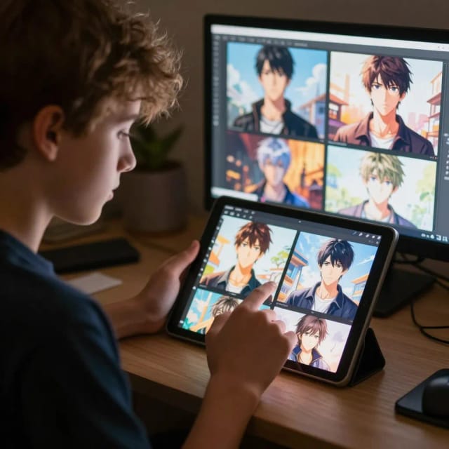 Choosing an anime style for photo to anime