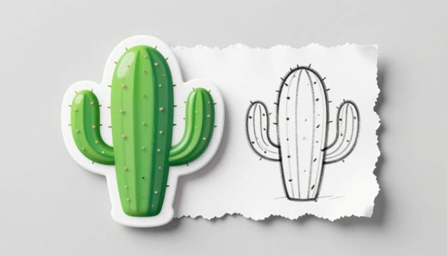 Matching sticker pack in one visual style