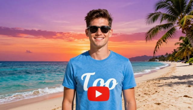 Bold subject and readable text youtube thumbnail maker example
