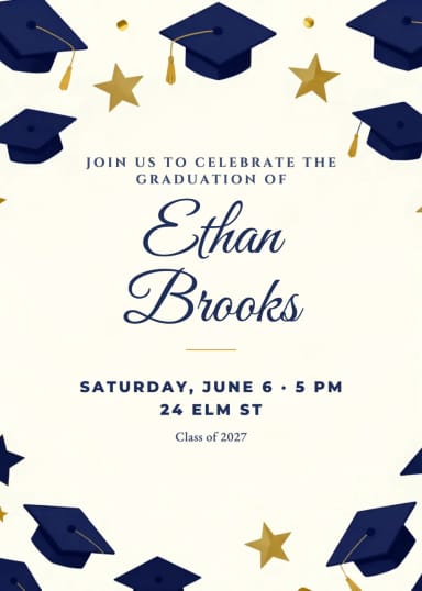 Invitations: Graduation