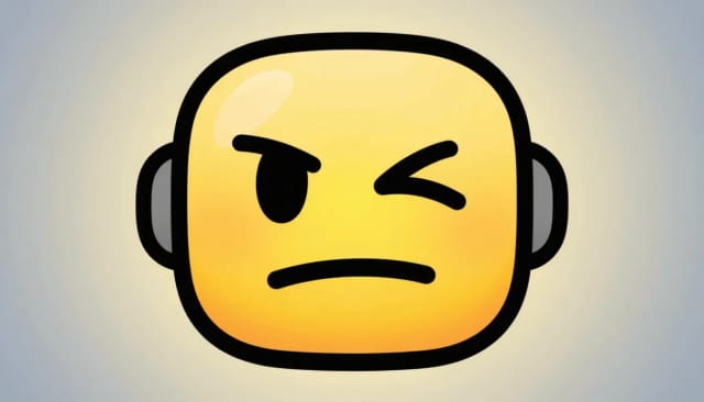 Bold emoji design showing ai emoji generator at small size
