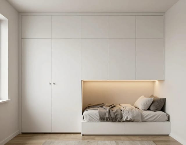Vertical storage wall