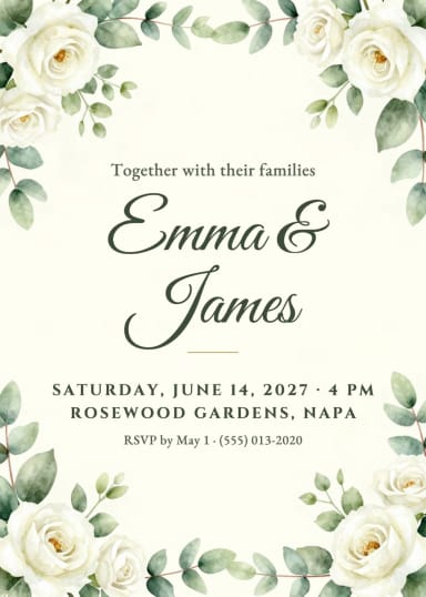 Invitations: Wedding