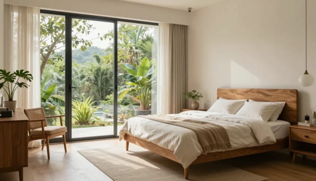 Room photo transformed into a realistic AI Home Decor redesign