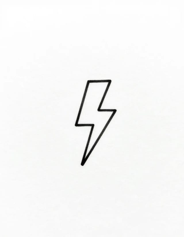 Mini lightning bolt