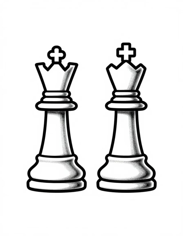 King & queen chess