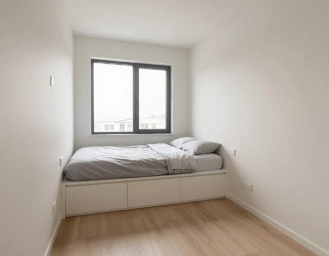 Under-window bed