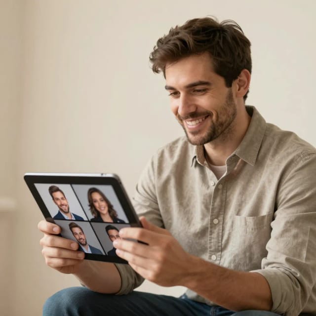 Choosing a style in the AI Portrait Generator