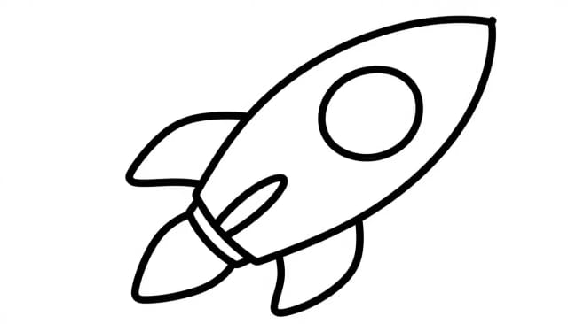 Outline drawing showing ai coloring page generator style