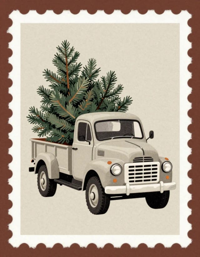 Vintage postage