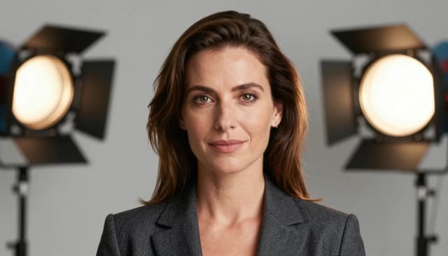 Studio-quality headshot made without a photographer
